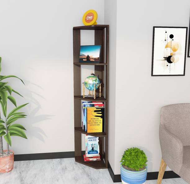 PICKWOOD Revolt Bookshelf Cabinet Book Rack Organizer with Shelves for Home Librar Engineered Wood Open Book Shelf