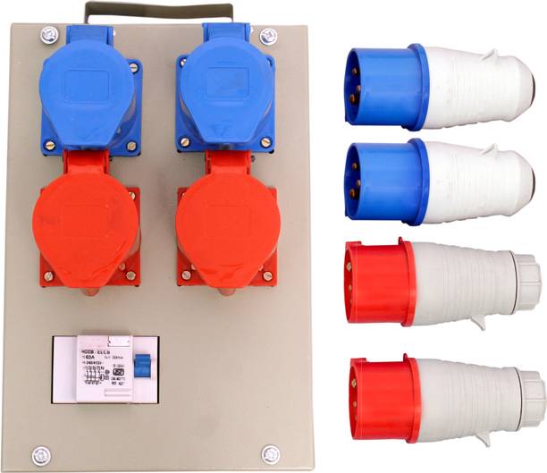 Creative Culture Creative _135 3Pin 5Pin 16 Amps Industrial Plug And Socket 63 Amps TPN RCCB Distribution Board