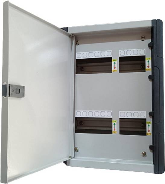MME TPN Metal Double Door MCB Box (4 Way TPN) Distribution Board Distribution Board
