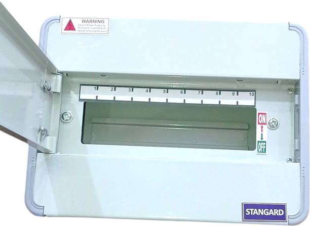 Stangard 10 way MCB box / double door (10 way) Metal body Distribution Board