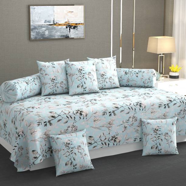 Amrange Polycotton Abstract Diwan Set