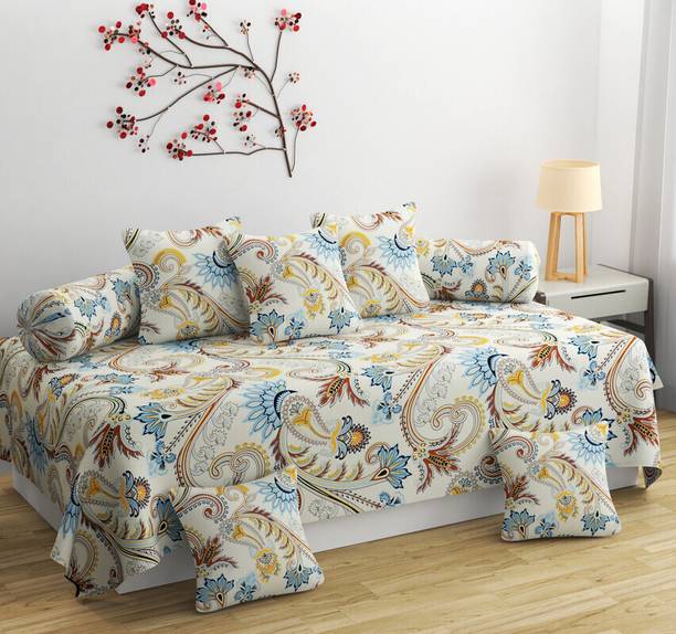 CHHILAKIYA Cotton Abstract Diwan Set