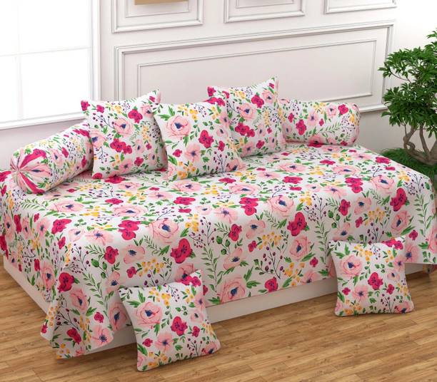 CHHILAKIYA Polycotton Floral Diwan Set