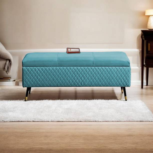 TFS Luxury Quilting Stitches Settee/Sofa with Storage Box For Bedroom/Livingroom Solid Wood Settee