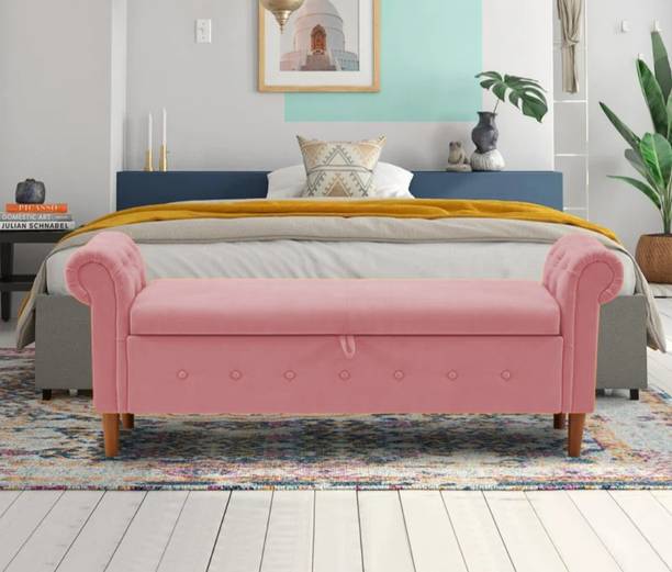 TFS Premium Evergreen Button Tufted 2 Seater Settee/Sofa for Bedroom/Living room Solid Wood Settee