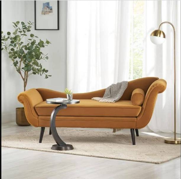 Soul Light Art 2-Seater Rosewood Settee Sofa Diwan Couch Chaise Lounge Fabric Diwan