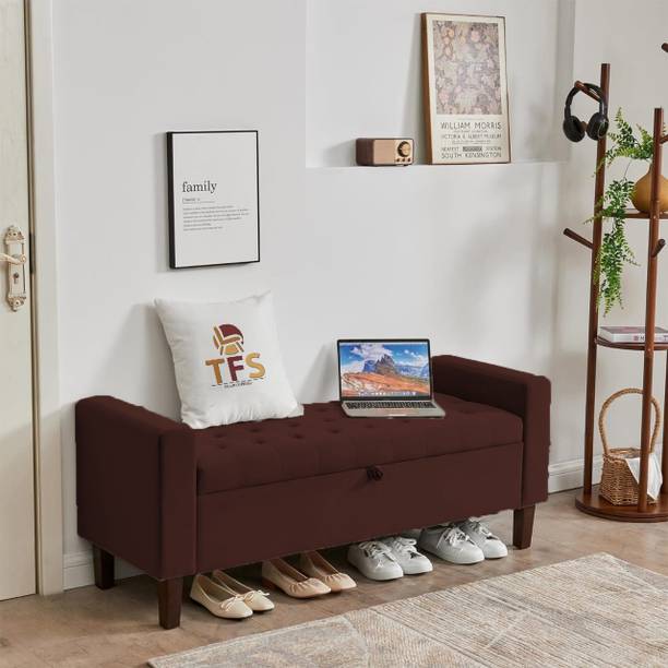 TFS Luxury Velvet Button Tufted Design 2 Seater Sofa/Settee for Bedroom/Living room Solid Wood Settee