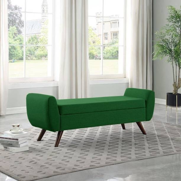 TFS Modern Settee/Diwan with Storage Space 2 seatter for Bedroom/Living-room Solid Wood Settee