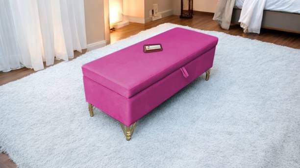 CozyLiving Luxurious Bench/Sofa/Ottoman With Box Velvet Fabric for Bedroom/Livingroom Solid Wood Settee