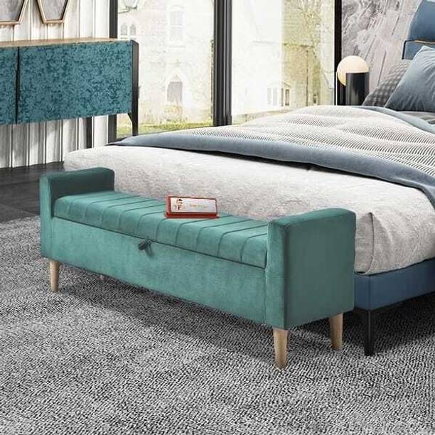 TFS Italian Cushion Deign Settee For Bedroom/Living-room/Office 2 Seatter Solid Wood Settee
