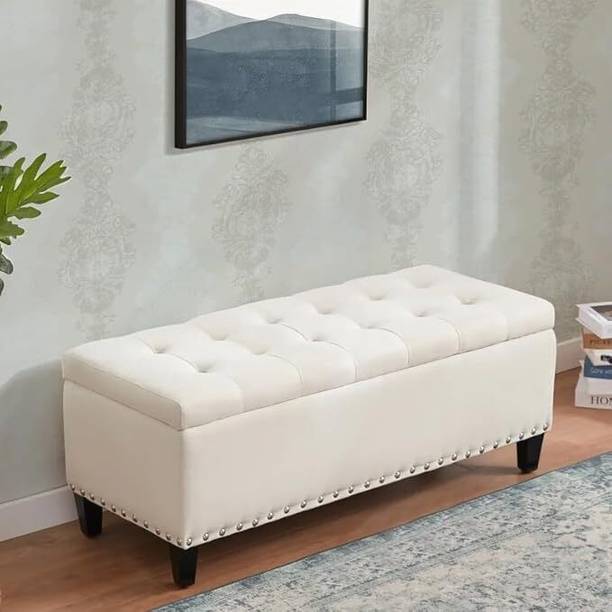 MAJESTIC MART Premium Button Tufted 2 Seater Settee/Sofa with Storage For Home | Livingroom Solid Wood Settee