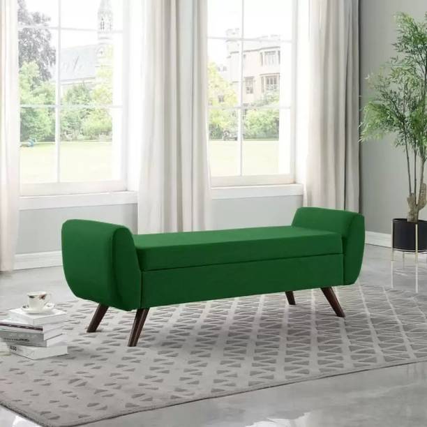 BALADCRAFT Designer 2 Seater Settee/Bench with storage flip-top for Office/Bedroom Solid Wood Settee