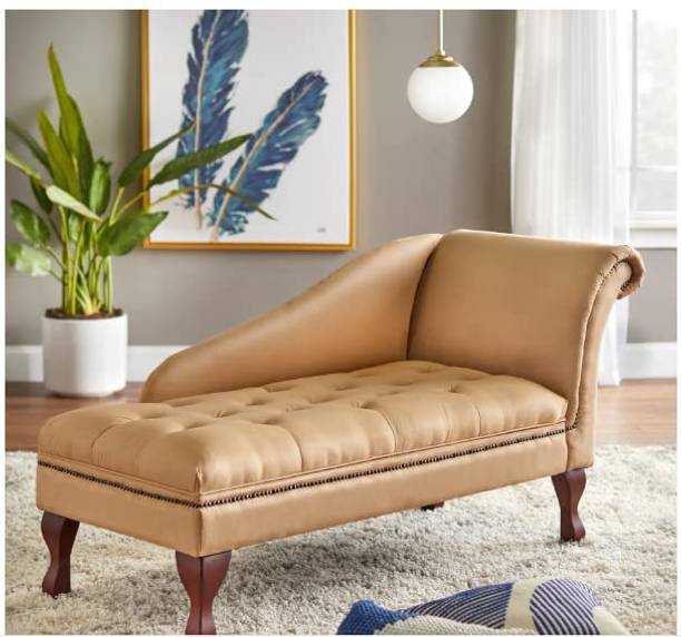 India wood mart Sheesham Wood Tantric Chaise Loung Chair, Yoga Chaise Lounge,Chaise luxury Sofa Engineered Wood Diwan
