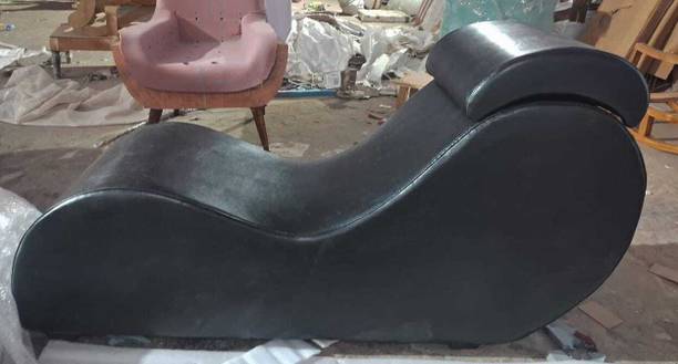 Soul Light Art Sheesham Wood Tantric Chaise Lounging Yoga,Luxurious Sofa,Engineered Wood Black. Engineered Wood Diwan