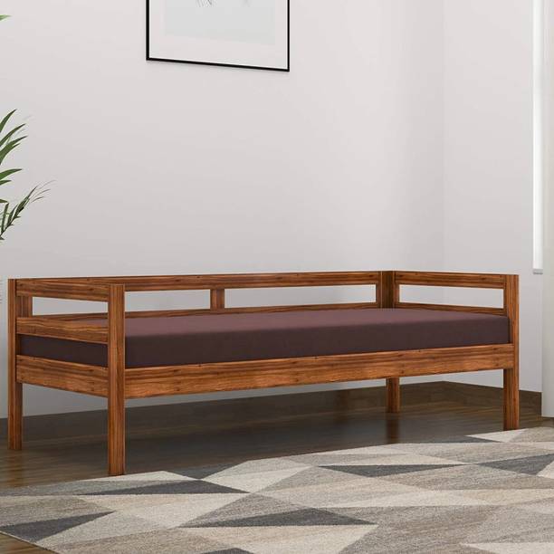 Custom Decor Sheesham Wood Solid Wood Diwan