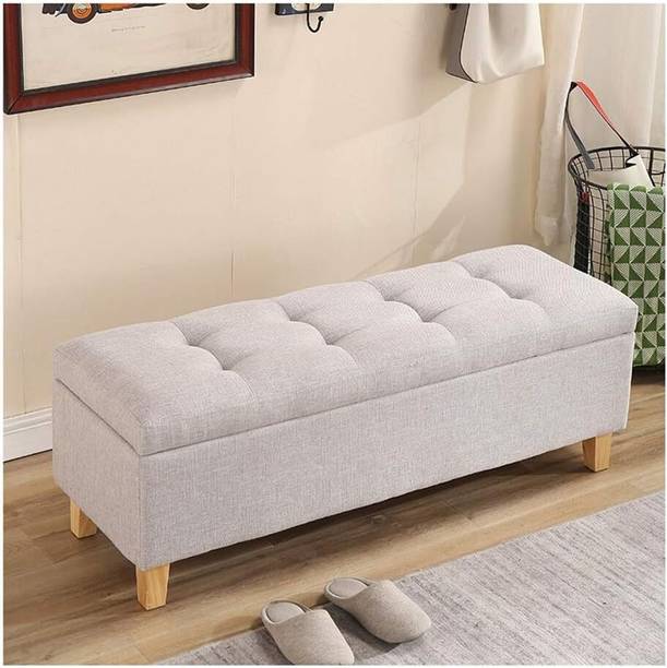 MAJESTIC MART Luxurious Bench with Storage 2 Seater Sofa/Bench | Living Room, Bedroom, Office Solid Wood Settee