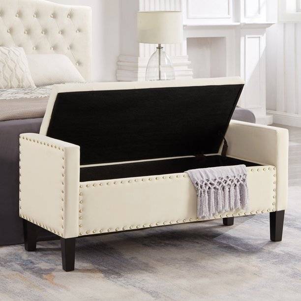 MAJESTIC MART Premium Bench 2 Seater Sofa Chaise Lounger Pouffe for Living Room Bedroom Office Foam Settee