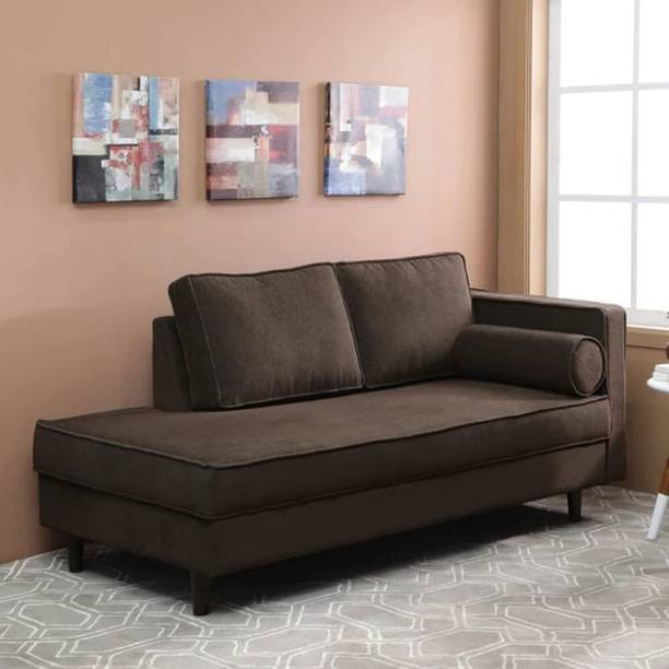 DMKDecor Right arm Chaise Lounger Settee for livingroom Bedroom Office Hotel Fabric Diwan