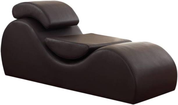 India wood mart Wooden Sofa Chaise with Detachable Pillows for Relaxation and Yoga Brown Solid Wood Diwan