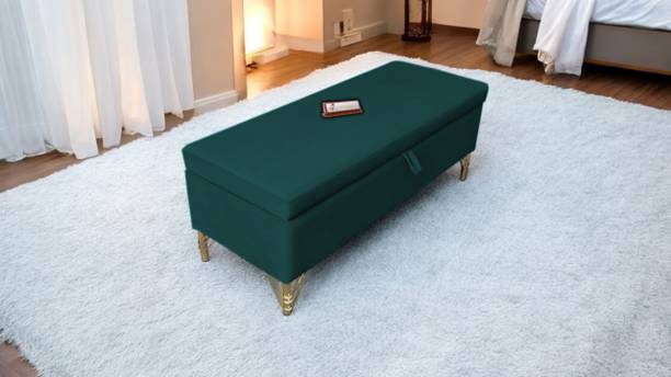 CozyLiving Luxurious Bench/Sofa/Ottoman With Box Velvet Fabric for Bedroom/Livingroom Solid Wood Settee