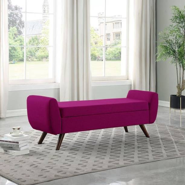 TFS Modern Settee/Diwan with Storage Space 2 seatter for Bedroom/Living-room Solid Wood Settee