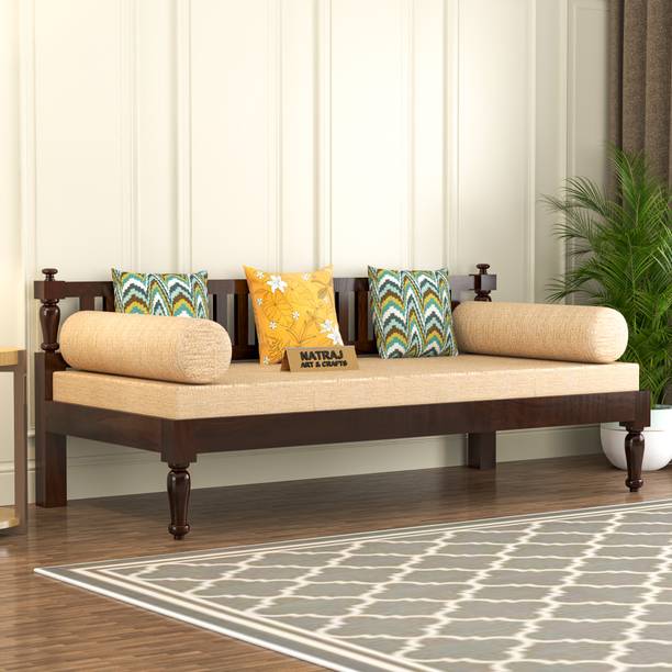 NATRAJ ART & CRAFT Sheesham Wood Diwan Bed for Living Room | Sofa Couch for Bedroom | Drawing Room Solid Wood Diwan