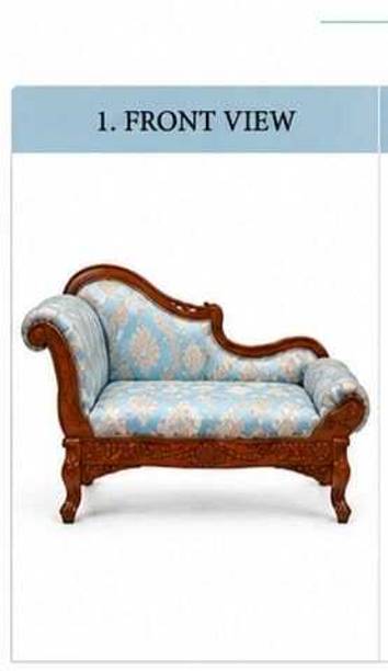 WOODEN CRAFT TWIST Solid Wood Diwan