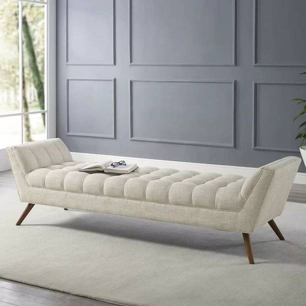 TFS Premium wooden Setttee / lounger chaises/ fabric bench / couch Fabric Settee Solid Wood Settee