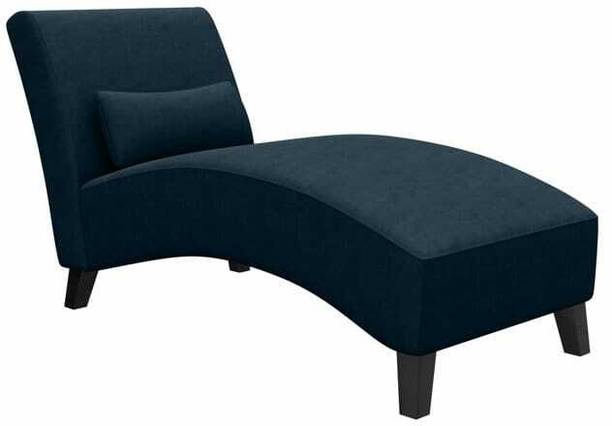 TFS Relaxing Couch/Lounger/Settee velvet fabric with Pillow Living room, Office Solid Wood Settee