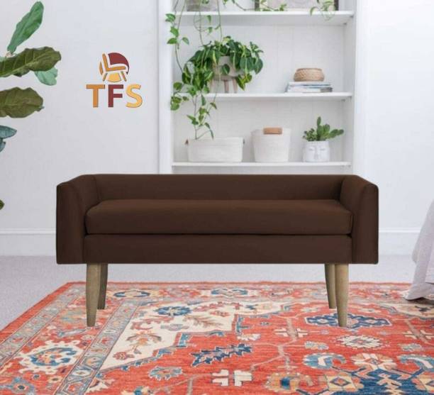 TFS Modern Cobalt Accent Bench/Sofa for Entryway/ Bedroom /Livingroom 2 seater Solid Wood Settee
