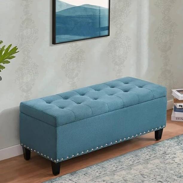 MAJESTIC MART Premium Button Tufted 2 Seater Settee/Sofa with Storage For Home | Livingroom Solid Wood Settee