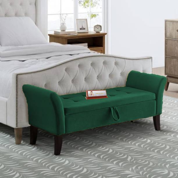 TFS Classic Luxury Design 3 Seater Sofa/Bench with Storage Box For Home/Office Solid Wood Settee