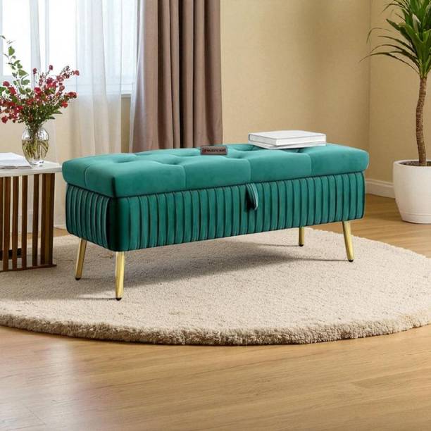 MAJESTIC MART Stylish Flip Top Storage Bench | Ottoman Settee Sofa for Home/Office/Livingroom Solid Wood Settee
