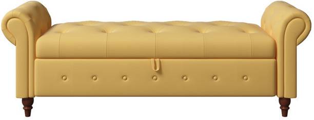 MAJESTIC MART Luxuroius Storage Bench Settee\couches\Ottoman 2 Seater Sofa Chaise & Lounger Solid Wood Settee