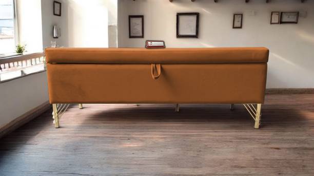CozyLiving Luxurious Bench/Sofa/Ottoman With Box Velvet Fabric for Bedroom/Livingroom Solid Wood Settee