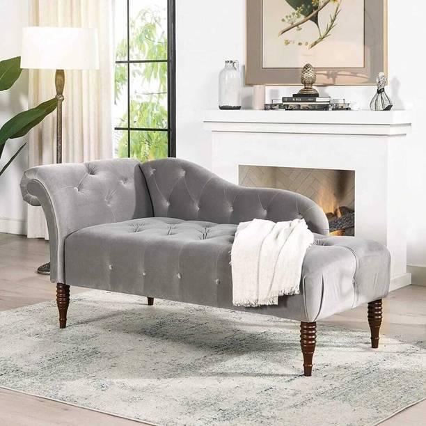 Soul Light Art Sheesham Wood Tantric Chaise Loung Chair Fabric Diwan