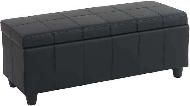 Decorhand Upholstered Flip top Storage Bench Fabric Settee