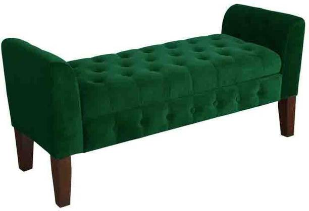 TFS Modern Bench settee with Storage Box 2 setter For Bedroom/Living room/Office Solid Wood Settee
