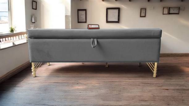 CozyLiving Luxurious Bench/Sofa/Ottoman With Box Velvet Fabric for Bedroom/Livingroom Solid Wood Settee