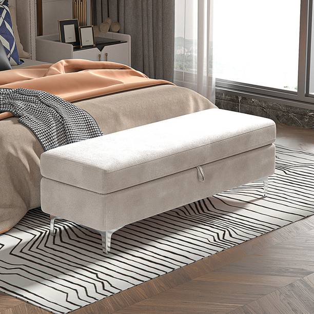 TFS Flip Top Storage Bench with beautiful steel legs Solid Wood Settee