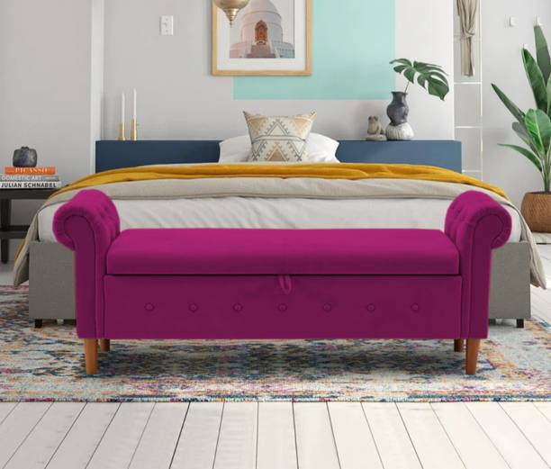 TFS Premium Evergreen Button Tufted 2 Seater Settee/Sofa for Bedroom/Living room Solid Wood Settee