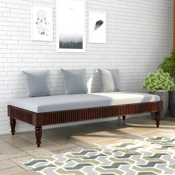 Klenta Home Decor Solid Sheesham Wood Diwan Settee For Living Room | Bedroom | Home Furniture Solid Wood Diwan