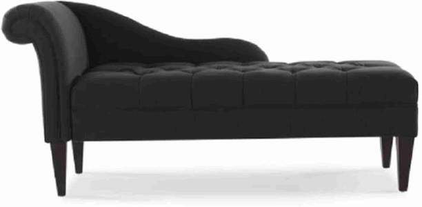 Soul Light Art Chesterfield-style longue/couch sofa armchair sofa chaise lounger Black Engineered Wood Diwan