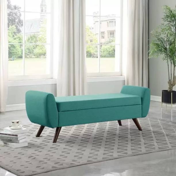 BALADCRAFT Designer 2 Seater Settee/Bench with storage flip-top for Office/Bedroom Solid Wood Settee