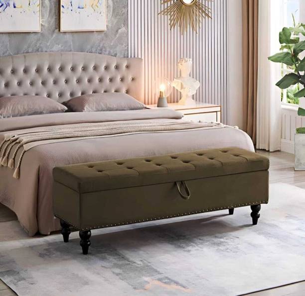 BALADCRAFT Designer 2 Seater Settee/Bench with storage flip-top for Office/Bedroom Solid Wood Settee