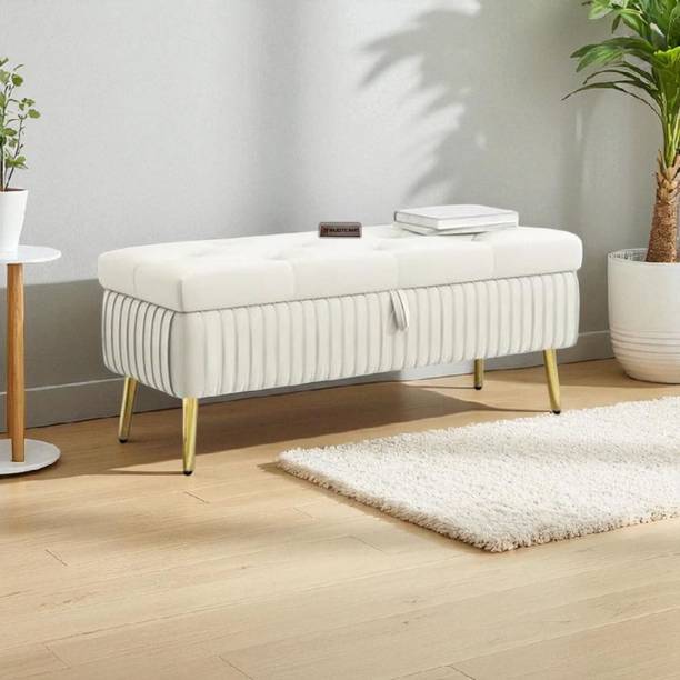 MAJESTIC MART Stylish Flip Top Storage Bench | Ottoman Settee Sofa for Home/Office/Livingroom Solid Wood Settee
