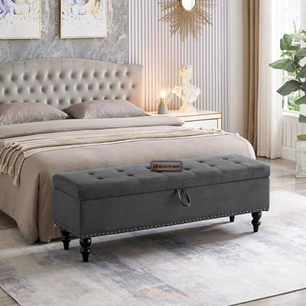 MAJESTIC MART Premium Bench Ottoman with Storage Settee/Couch Sofa Bench pouffe 2 Seater Sofa Solid Wood Settee
