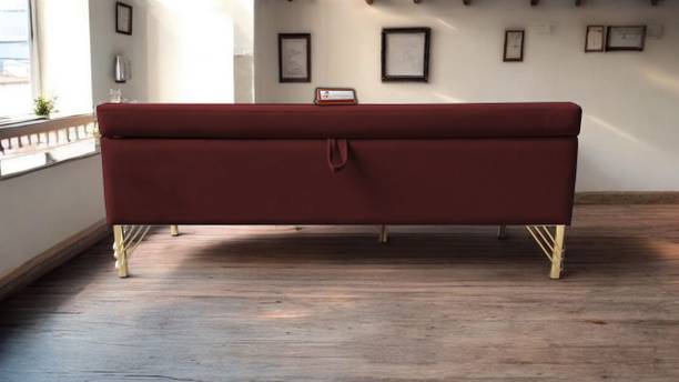 CozyLiving Luxurious Bench/Sofa/Ottoman With Box Velvet Fabric for Bedroom/Livingroom Solid Wood Settee