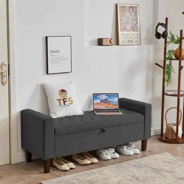 TFS Luxury Velvet Button Tufted Design 3 Seater Sofa/Settee for Bedroom/Living room Solid Wood Settee