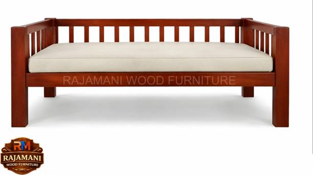RAJAMANI WOOD FURNITURE Teak Wooden Diwan cot Solid Wood Diwan